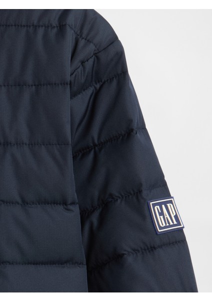 Erkek Lacivert 100% Geri Dönüştürülmüş Relaxed Coldcontrol Şişme Mont modelleri