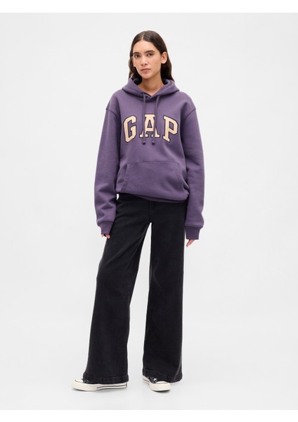 Erkek Koyu Lila Gap Logo Vintage Sweatshirt modelleri