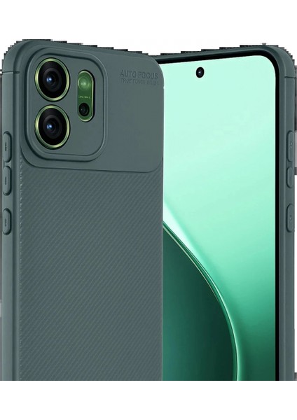 Oppo Reno 14F Auto Focus Karbon Kapak - Koyu Yeşil fiyatları