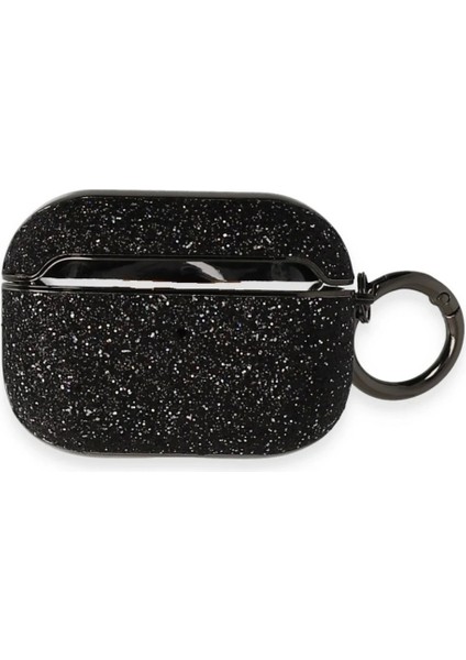 Airpods Pro 2 (2.nesil) Spell Simli Kılıf - Siyah modelleri
