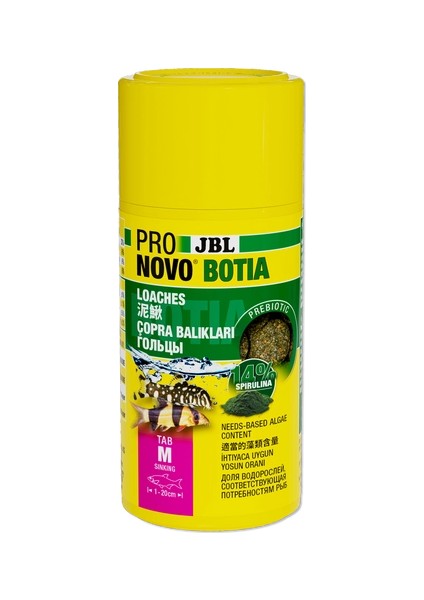Pro Novo Botia Tab Medium 580 gr Kutu Yem