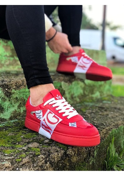 Kırmızı Erkek Günlük Ayakkabı