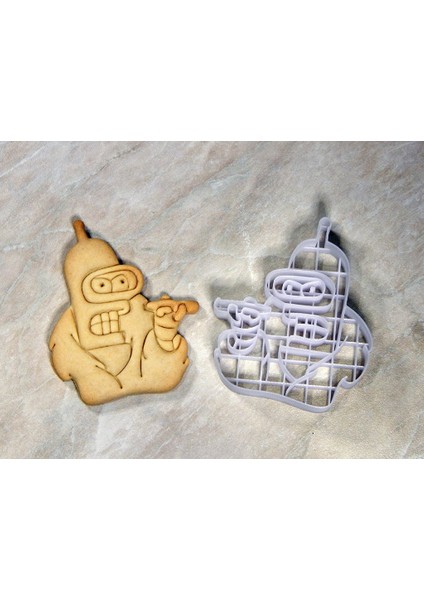 Yeni Bender Rodríguez Kurabiye Kalıbı T5425127