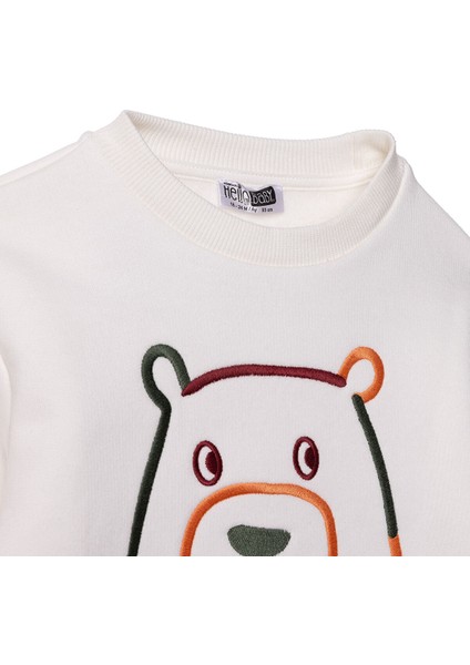 Hello Cute Bear Sweatshirt modelleri