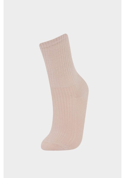 Kız Çocuk 3'lü Pamuklu Uzun Çorap F7212A8NS fiyatları