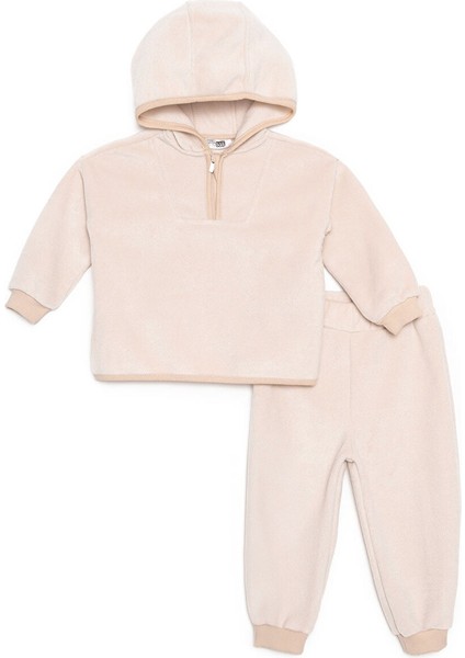 Erkek Bebek Eşofman Takımı Fermuarlı Uzun Kol Reçme Paça