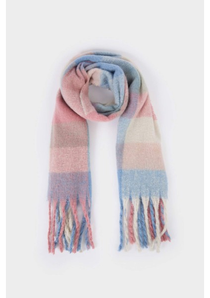 Kadın Kareli Atkı C6891AX25WN