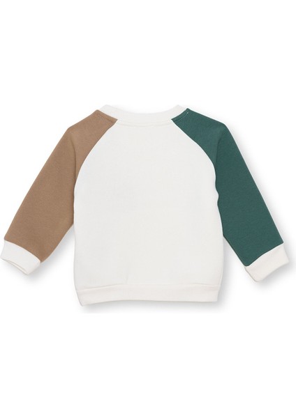 Erkek Bebek Camp Life Sweatshirt Şardonlu Bisiklet Yaka Uzun Kol fiyatları