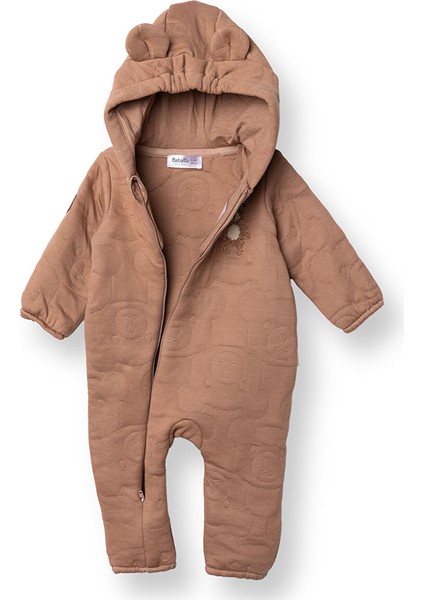 Erkek Bebek Yenidoğan Bearish Patiksiz Tulum Kapitone Örme Uzun Kol Patiksiz Paça modelleri