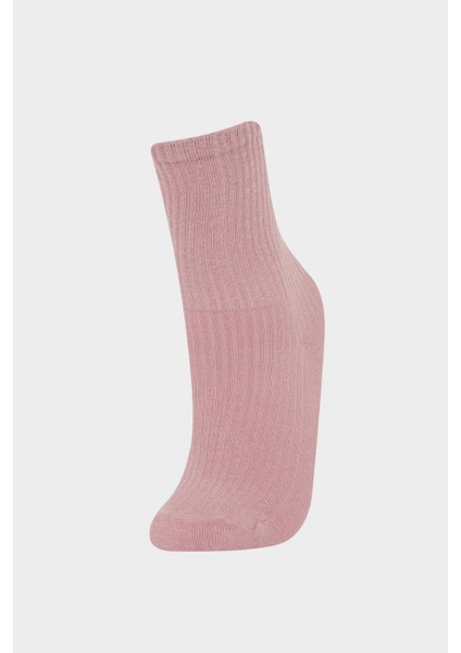 Kız Çocuk 3'lü Pamuklu Uzun Çorap F7212A8NS fırsatları