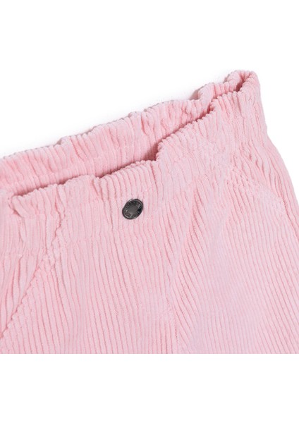 Kız Bebek Kadife Pantolon Düğmeli Reçme Paça modelleri