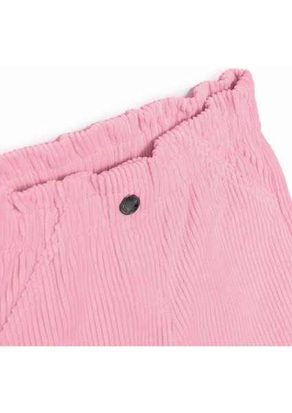 Kız Bebek Kadife Pantolon Düğmeli Reçme Paça modelleri