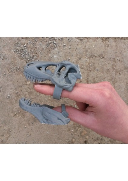 Yeni T-Rex Parmak Kukla (Sadece Plastik Aparattır!!!)