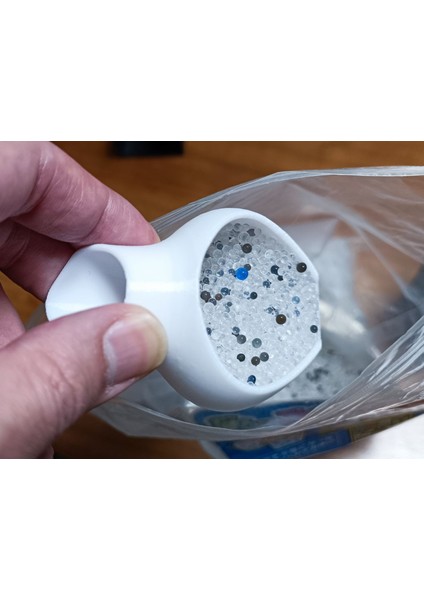 Yeni Desteksiz Silika Jel Için Kepçe (Sadece Plastik Aparattır!!!)