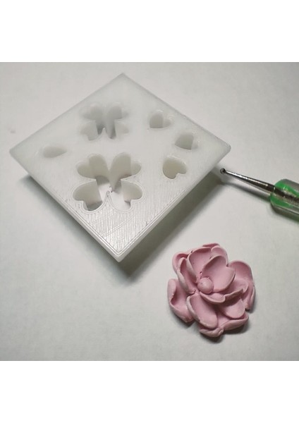 Yeni Polimer Kil Kesici Çiçek (Sadece Plastik Aparattır!!!)