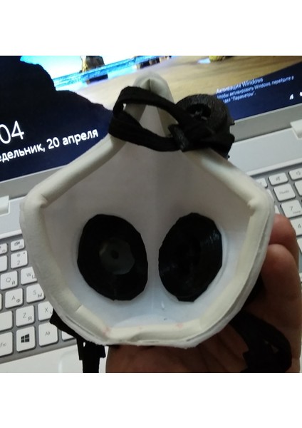 Yeni Filtreli Maske (Solunum Cihazı) (Plastik Aparattır!!!) indirimleri