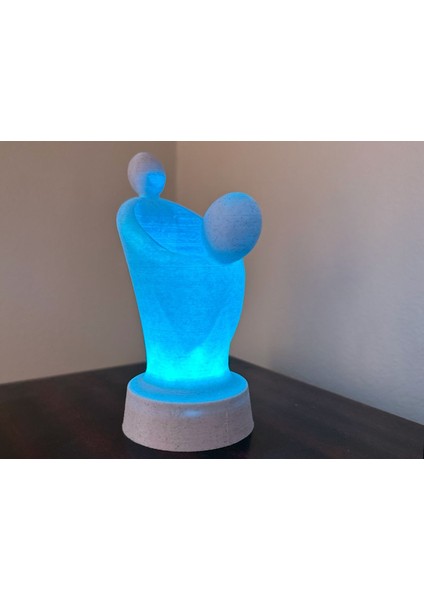Yeni Bir Babanın Sci, Babalar Günü Işıklı Heykel (Sadece Plastik Aparattır!!!)