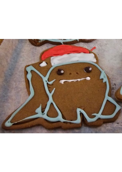 Yeni Jeff The Land Shark Çerez Kesici (Sadece Plastik Aparattır!!!) modelleri
