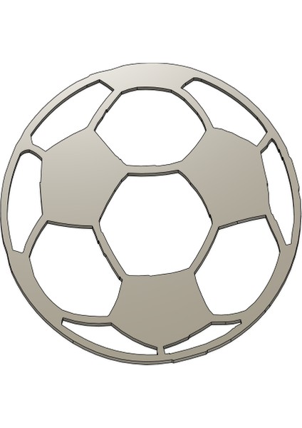 Yeni Futbol Topu Duvar Sanatı P (Sadece Plastik Aparattır!!!)