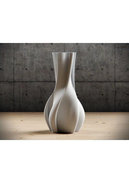 Yeni Spiral Vazo (Sadece Plastik Aparattır!!!)