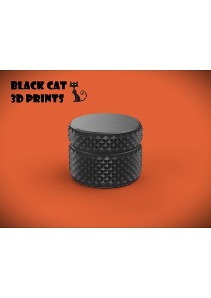 Yeni Evrensel Engebeli Tutulma Deseni Silindirik Konteyner (Sadece Plastik Aparattır!!!)