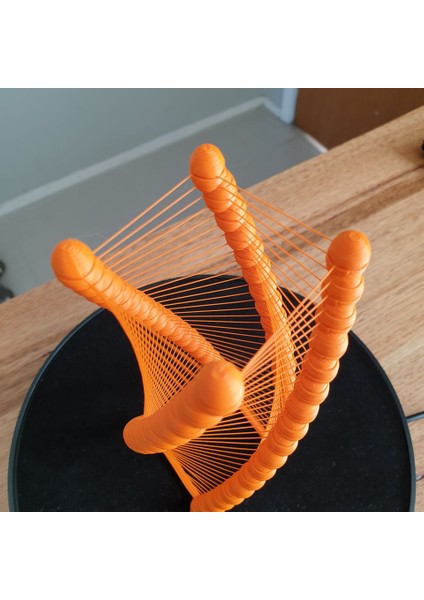 Yeni Spiral String Süs (Sadece Plastik Aparattır!!!)