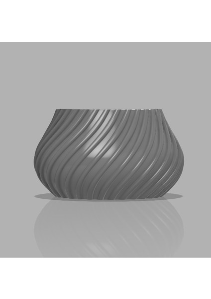 Yeni Spiral Kaktüs Potu - 3D Baskılı Bir Minimalist Tasarım P (Sadece Plastik Aparattır!!!) modelleri