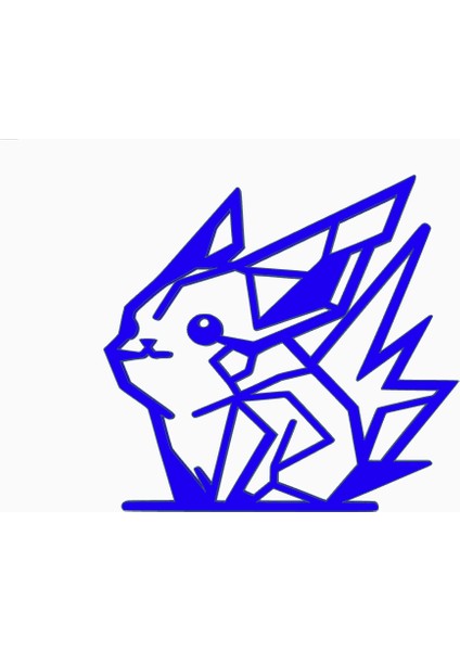 Yeni Ev Dekorasyonu Için Pikachu Modeli (Sadece Plastik Aparattır!!!)