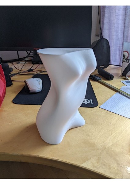Yeni Kadın Vazo Gövdesi Heykel P (Sadece Plastik Aparattır!!!)