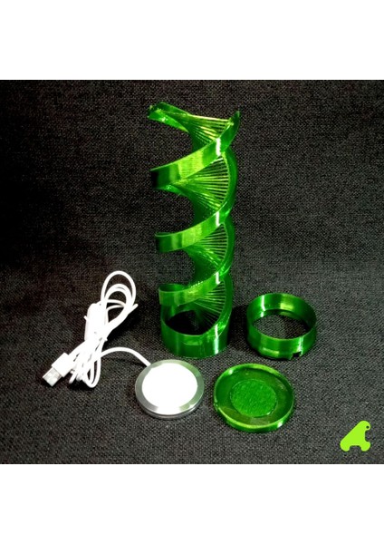 Yeni Parlak Spiral - LED Lamba ile Iç Dekorasyon (Sadece Plastik Aparattır!!!) fiyatları