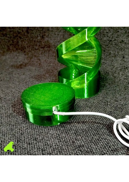 Yeni Parlak Spiral - LED Lamba ile Iç Dekorasyon (Sadece Plastik Aparattır!!!) indirimleri