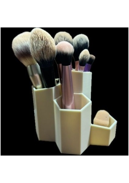 Yeni Makyaj Organizatörü, Fırça Tutucu (Sadece Plastik Aparattır!!!)