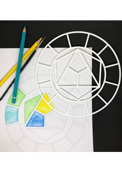 Yeni Johannes Itten P'e Göre Renk Tekerleği (Sadece Plastik Aparattır!!!)