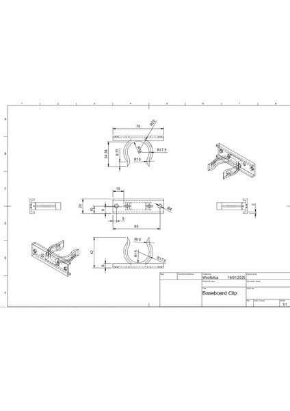 Yeni Mutfak Süpürgelik Klibi P (Sadece Plastik Aparattır!!!) fiyatları