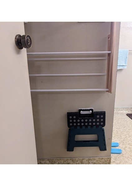 Yeni Katlanır Adım Merdivenleri Için Duvar Askısı. (Sadece Plastik Aparattır!!!)