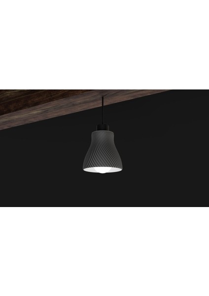 Yeni Spiral Abajur (Vazo Modu) (Sadece Plastik Aparattır!!!)