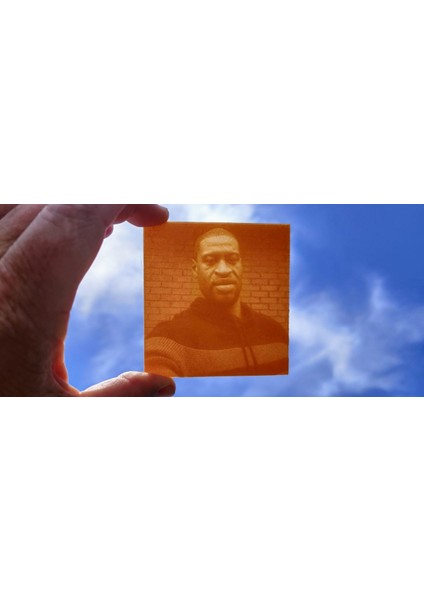 Yeni George Floyd Lithophan (Sadece Plastik Aparattır!!!)