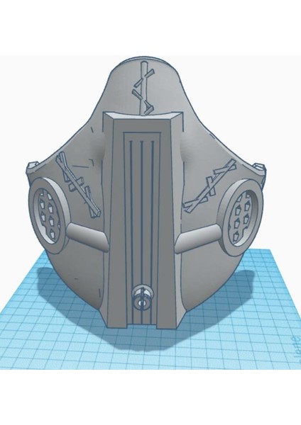 Yeni Basit Post Kıyamet Maske (Sadece Plastik Aparattır!!!)