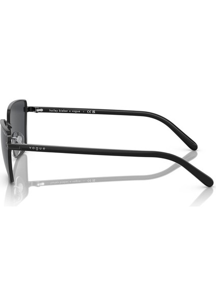 4245-S 352/87 53 Hailey Kadın Siyah Geometrik Çerçeve Güneş Gözlüğü fiyatları