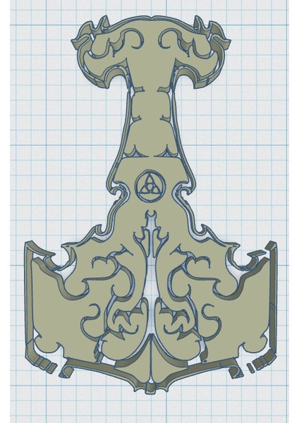 Yeni Viking / Norse - Thor's Hammer 12 (Sadece Plastik Aparattır!!!) fiyatları