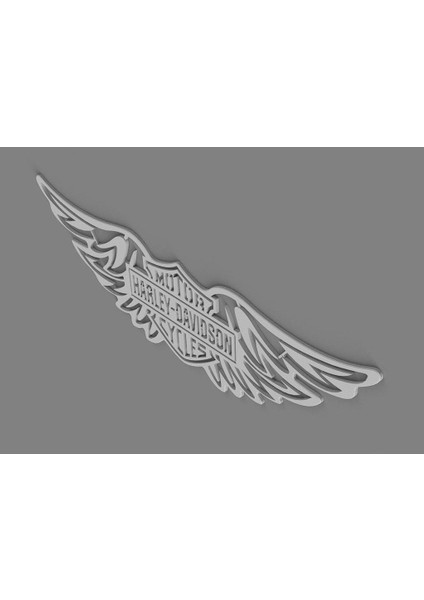 Yeni Harley-Davidson Wings 2d Duvar-Sanat (Sadece Plastik Aparattır!!!)