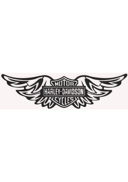 Yeni Harley-Davidson Wings 2d Duvar-Sanat (Sadece Plastik Aparattır!!!) fırsatları