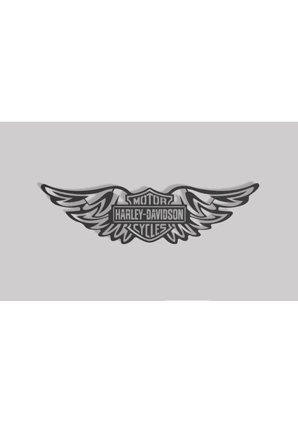 Yeni Harley-Davidson Wings 2d Duvar-Sanat (Sadece Plastik Aparattır!!!) indirimleri