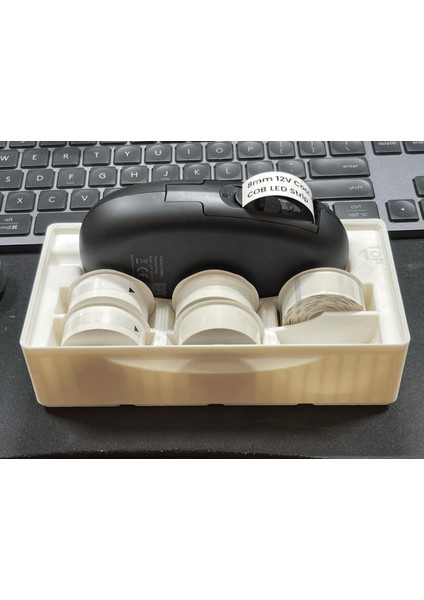 Yeni Supvan E10 Etiket Maker + Rolls Için Gridfinity Tepsi (Sadece Plastik Aparattır!!!) fırsatları