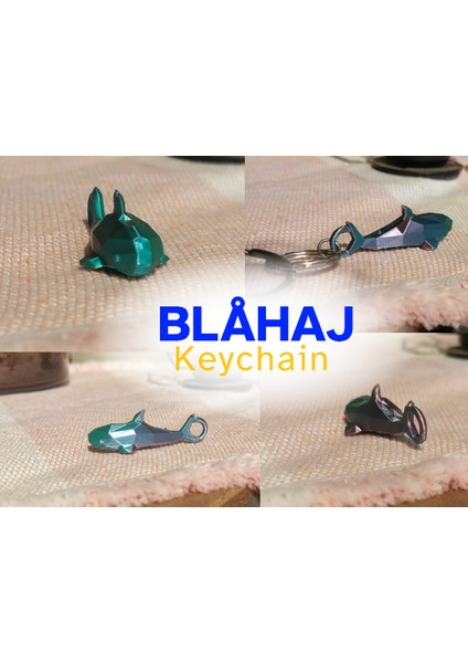 Yeni Blåhaj Keychain (Sadece Plastik Aparattır!!!)