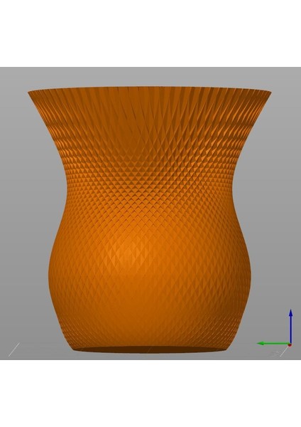 Yeni Spiral Vazo - Dokulu (Sadece Plastik Aparattır!!!)