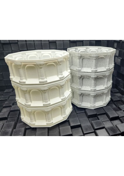 Yeni Gotik Kemerler Spiral Vazo P (Sadece Plastik Aparattır!!!) modelleri