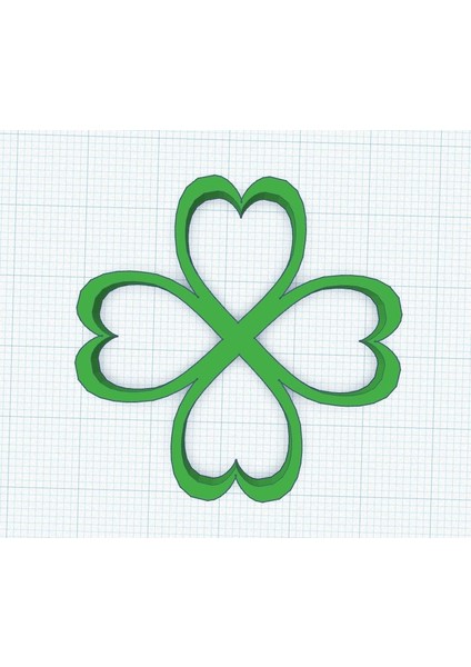 Yeni Dört Yapraklı Yonca Anahtarlık (Sadece Plastik Aparattır!!!)