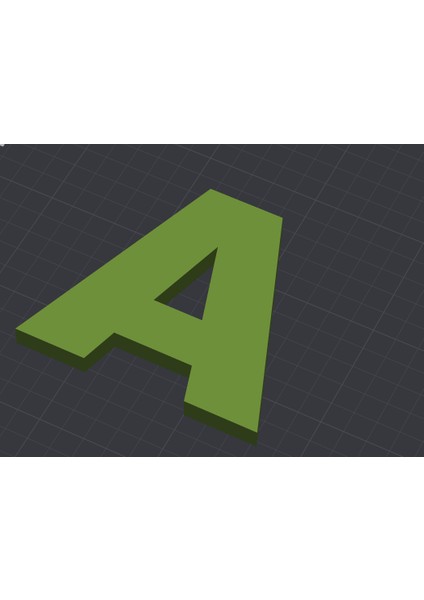 Yeni A Mektup (Sadece Plastik Aparattır!!!)