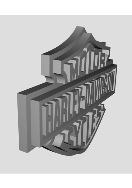 Yeni Harley Davidson Plak (Sadece Plastik Aparattır!!!)